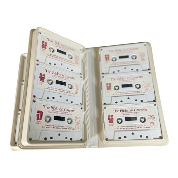 Vintage The Bible IV New International Version New Testament On Cassette Set - Picture 4 of 6